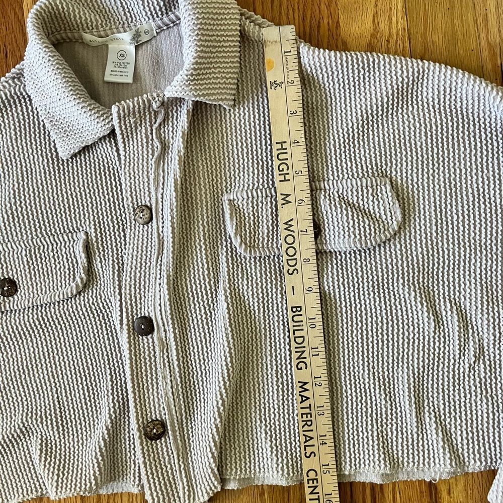 Altar’d State Ribbed Cream Cropped Sweater - Picture 5 of 6